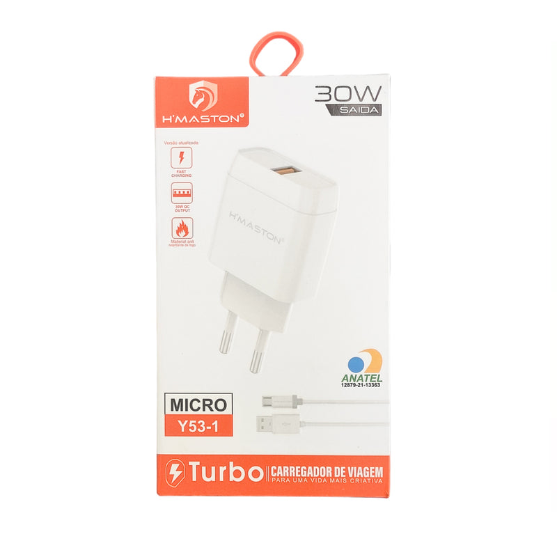 Carregador Turbo H'maston 30W Y53-3