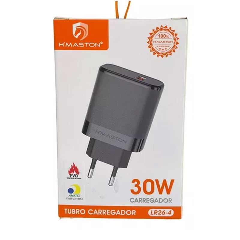 Carregador Turbo H'maston 30W LR26-4