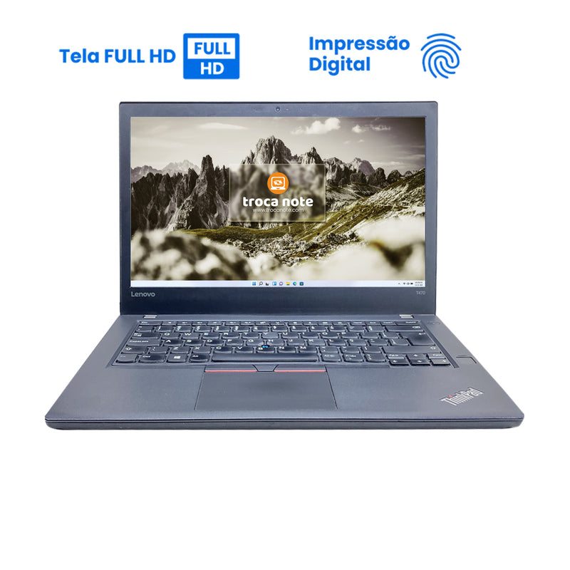 Lenovo Thinkpad T470 Intel i7-7600u 8GB 256GB Tela 14' Intel HD Graphics SKU:1667