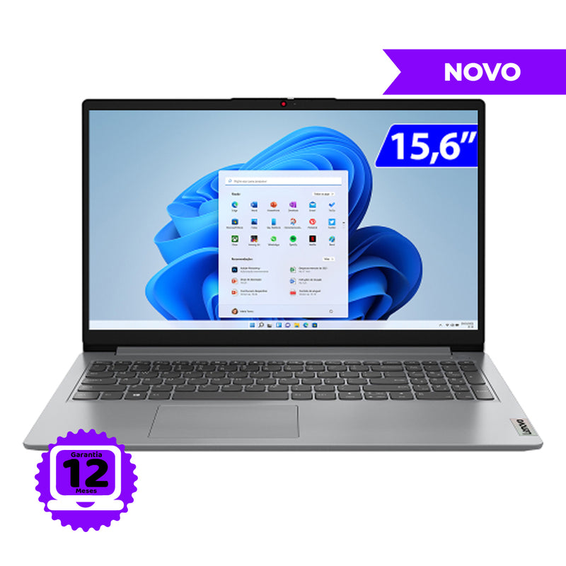 NOTEBOOK LENOVO 15.6 CEL-N4020 4GB 128GB W11+OFFIC 82VX0001BR CINZA BIVOLT