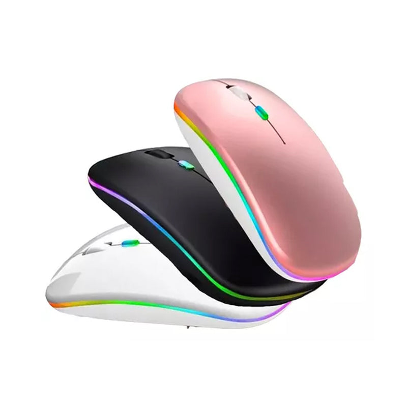 Mouse Luminoso Sem Fio  2.4 GHZ E-1200