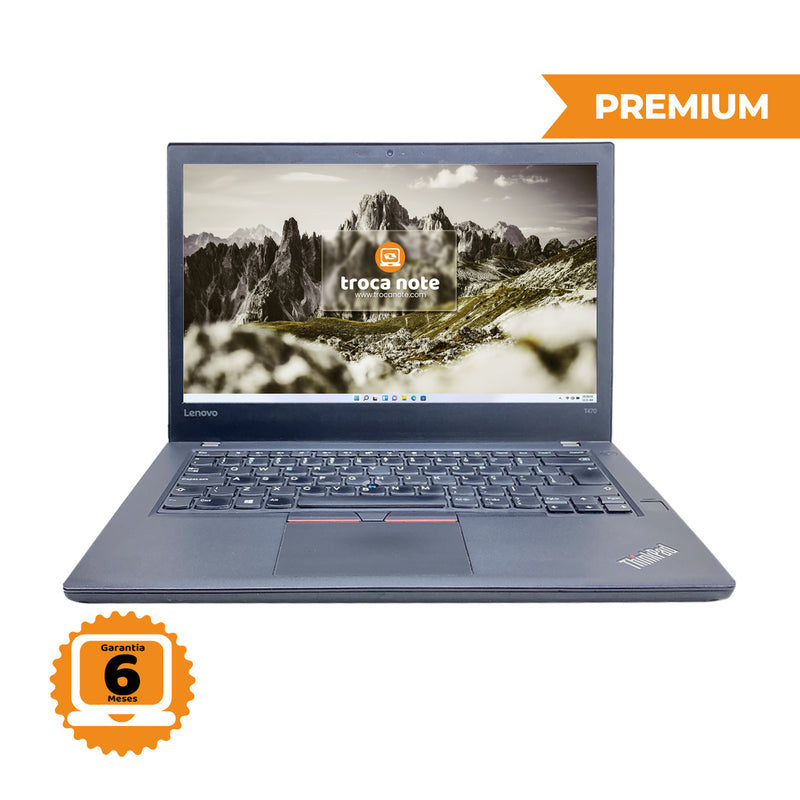 Lenovo Thinkpad T470 Intel i7-7600u 8GB 256GB Tela 14' Intel HD Graphics SKU:1667